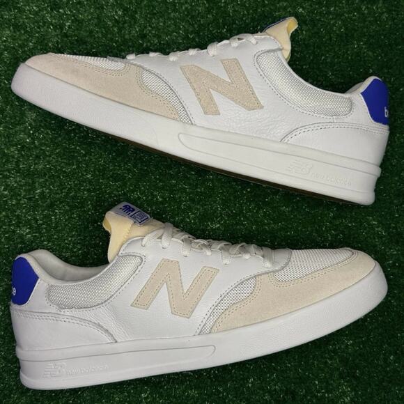 New Balance CT300 Court Shoes Men’s Size 12 White Royal Blue Low Top Sneakers main image 4